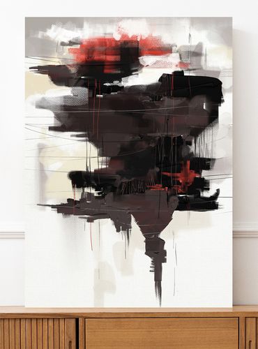 Plakat obraz abstrakcja wydruk artystyczny 21x29,7 cm A4 na Arena.pl