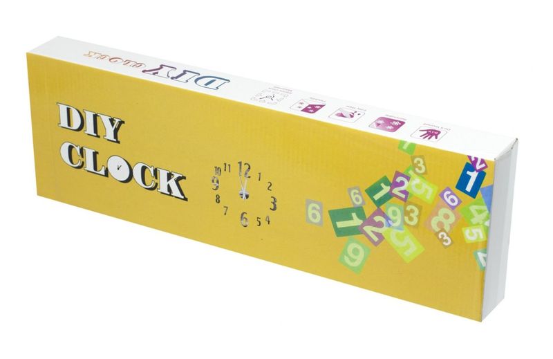 Zegar ścienny duży 80-120cm srebrny 4 cyfry zdjęcie 3