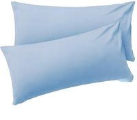 poszewka na poduszkę mikrofibra 45x185 błękit 2szt