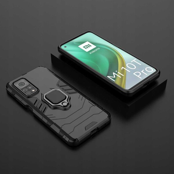 Spacecase X-Ring Mi 10T/10T Pro Czarny zdjęcie 3