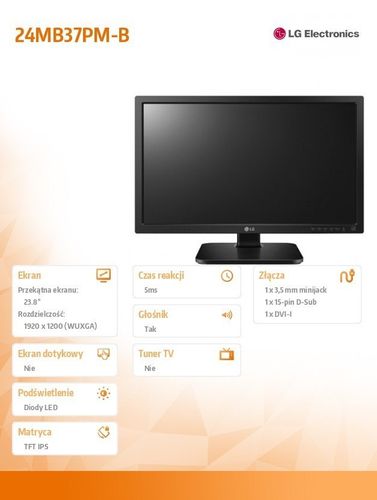 LG 24MB37PM-B 23,8' LED na Arena.pl