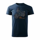 Koszulka na motor motocykl KTM 890 Adventure męska granatowa REGULAR S