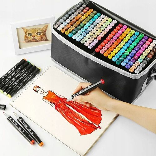 MARKERY MEGA ZESTAW 168 SZTUK + TORBA NASYCONE na Arena.pl