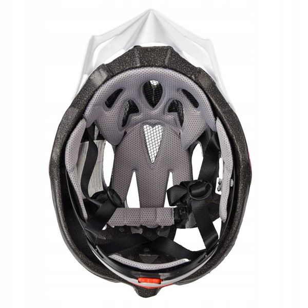 Kask rowerowy z daszkiem lekki regulowany na rower Meteor Drizzle M 55-58cm zdjęcie 8