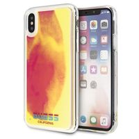Guess GUHCPXGLCPI iPhone X/Xs różowy /pink hard case California