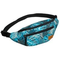 saszetka damska z poliestru w roślinny wzór - rovicky