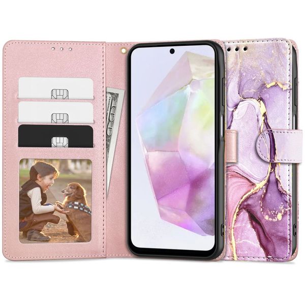TECH-PROTECT WALLET GALAXY A35 5G MARBLE zdjęcie 1