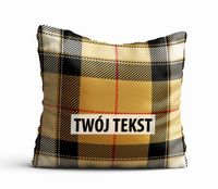 Poduszka Dekoracyjna KRATA  z Twoim napisem KR08