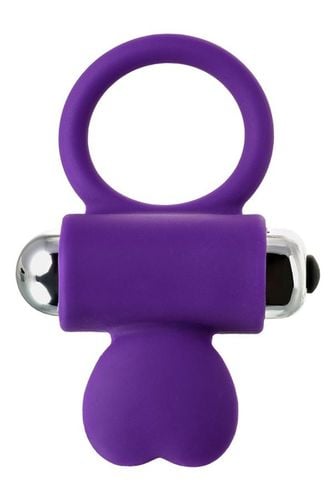 jos pery, vibrating ring with cilia, silicone, violet, 9 cm na Arena.pl