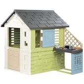 SMOBY Life Domek Ogrodowy PRETTY z Kuchnią + 17 Akcesoriów