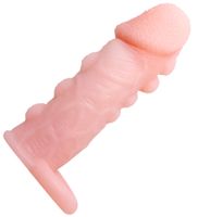 Nakładka na penisa i jądra z wypustkami