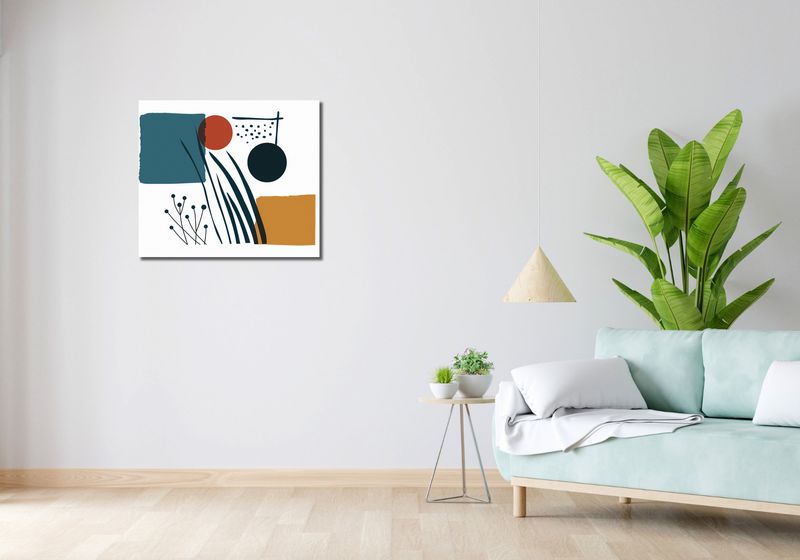 Obraz 70x60cm Przerys nad Treścią zdjęcie 2