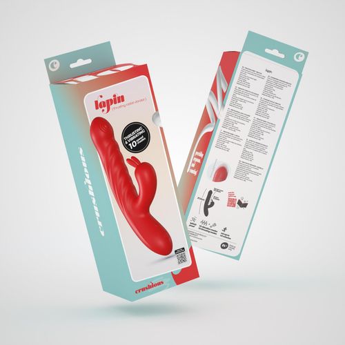 crushious lapin thrusting rabbit vibrator red na Arena.pl