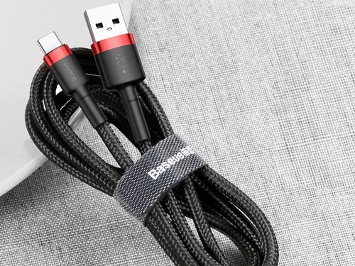 Baseus Kabel USB-C 3A 1M red black na Arena.pl