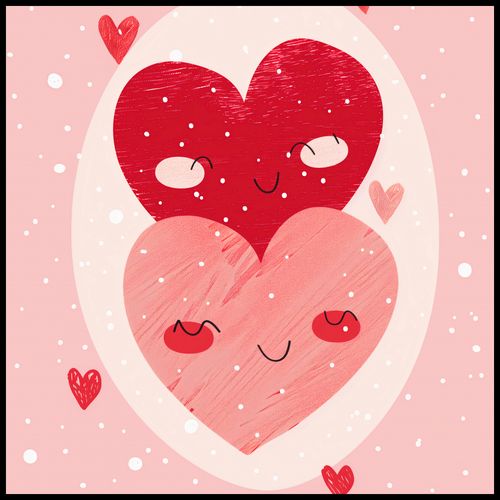 Plakat 80x80cm Ciepło Serca na Arena.pl