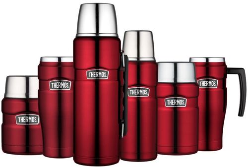 Termos obiadowy Thermos King 710 ml czerwony na Arena.pl