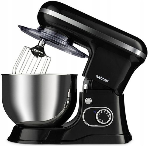 Robot planetarny Zelmer ZKR1355 1200W 6 prędkości 2 misy Smart mix Czarny na Arena.pl