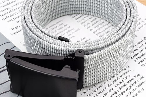 Paski 2x PARCIAK SZEROKI CZARNY+SZARY KLASYCZNE na Arena.pl