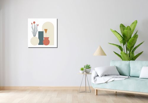 Obraz 60x60cm Kremowe Wazony na Arena.pl