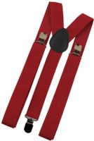 Szelki unisex Damskie Męskie mocne do spodni Emo  E42_Czerwone