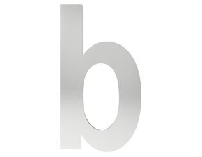 PRZYKRĘCANE OZNACZENIE BUDYNKU LITERA B zdjęcie 1