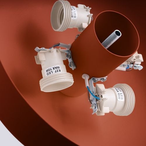 Plafon OMIQ ochra czerwona na Arena.pl