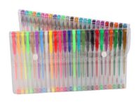 Długopisy żelowe kolorowe brokatowe zestaw 50szt.