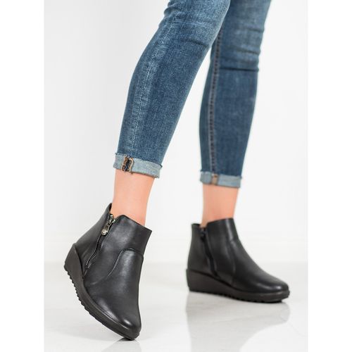 Czarne Botki Na Platformie r.38 na Arena.pl