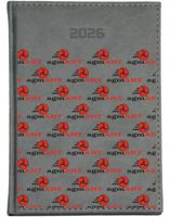 Kalendarz A6 2026 tygodniowy firmowy terminarz TWOJE LOGO nadruk 100 sztuk