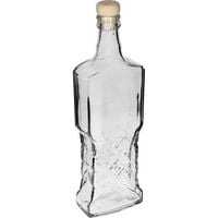 Butelka Kredensowa 700 ml z korkiem 1 sztuka