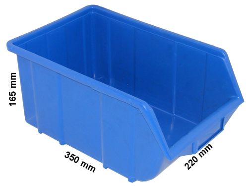 Pojemnik magazynowy - Ecobox duży | Niebieski na Arena.pl