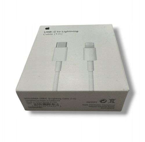 ORYGINALNY Kabel do ładowania Apple 1 m USBC-LIGHTNING iPhone X 11 12 13 14 na Arena.pl
