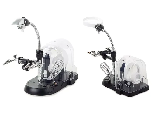 Lupa trzecia ręka ręczna 2w1 lutowania soczewki na Arena.pl