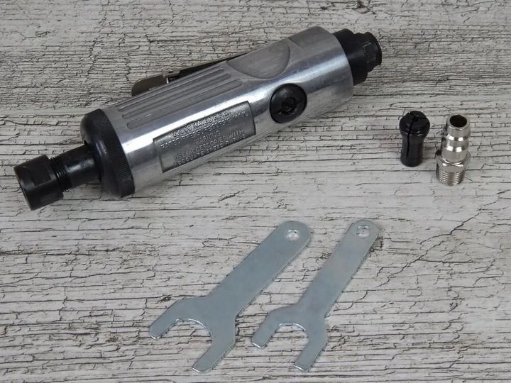 SZLIFIERKA PNEUMATYCZNA PROSTA 1/4 6mm 3mm Z AKCESORIA PRZECINARKA AIRKRAFT zdjęcie 4