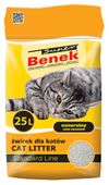 Antybakteryjny żwirek bentonitowy dla kotów - Super Benek Naturalny 25L