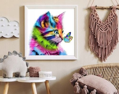 Obraz MALOWANIE PO NUMERACH Kot Kotek 40x50 na Arena.pl