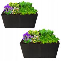 Warzywniak INSPEKT Ogrodowy ZIELNIK DONICZKA Materiał 60x60x30 2x