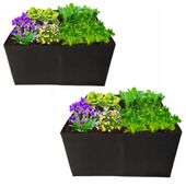 Warzywniak INSPEKT Ogrodowy ZIELNIK DONICZKA Materiał 60x60x30 2x