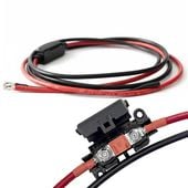 ZESTAW KABLI Z BEZPIECZNIKIEM DO AKU 30A 6MM2 150 CM