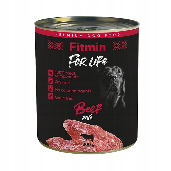 FFL dog karma mokra dla psa z wołowiną 800 g zdjęcie 1