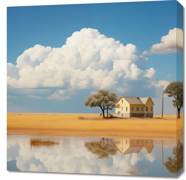 Obraz 70x70cm Domostwo zdjęcie 1