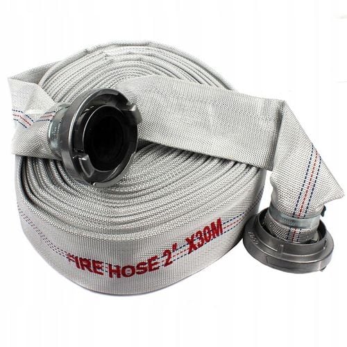 WĄŻ STRAŻACKI GUMOWANY DO WODY 2" 30m POMPA na Arena.pl