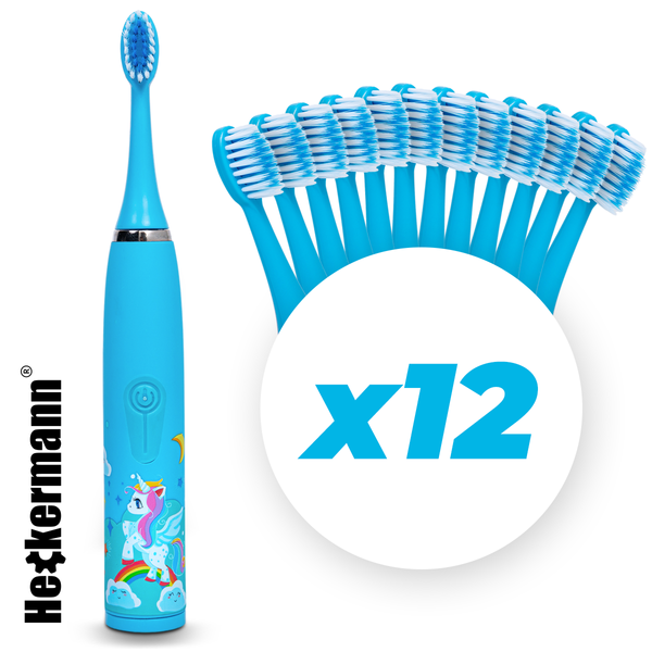 Szczoteczka do zębów dla dzieci Heckermann S1 Niebieska zdjęcie 9