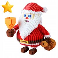 ZESTAW KLOCKÓW ŚWIĘTY MIKOŁAJ EDUKACYJNE DZIECI DEKORACJE 2500 el PREZENT