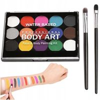 FARBY FARBKI DO MALOWANIA TWARZY 15 KOLORÓW ZMYWALNE DZIECI