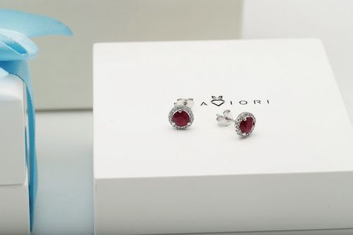 Złote kolczyki KBD3832 - Diament na Arena.pl