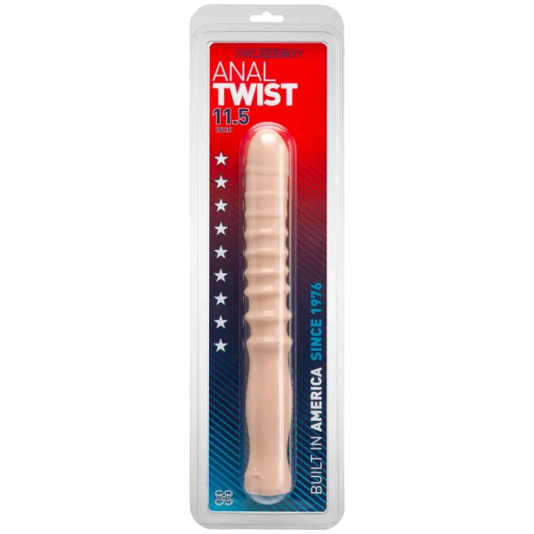 Doc Johnson - Dildo analne prążkowane - Twist zdjęcie 3