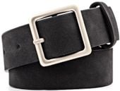 Damski Pasek szeroki Skórzany do sukienki mocny H110_Czarny