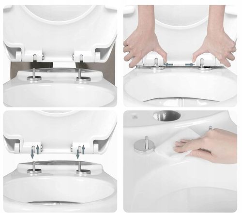 DESKA SEDESOWA KLOZETOWA WOLNOOPADAJĄCA UNIWERSALNA DUROPLAST WC CS na Arena.pl