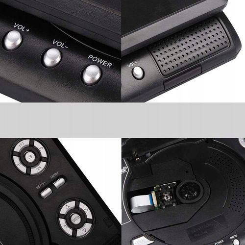 ODTWARZACZ DVD 7,8-CALOWY WYŚWIETLACZ PRZENOŚNY ODTWARZACZ DVD DLA DZIECI na Arena.pl